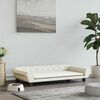 vidaXL Hundebett Creme 100x50x21 cm Samt