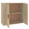 vidaXL Sideboard Sonoma-Eiche 80x33x70 cm Holzwerkstoff