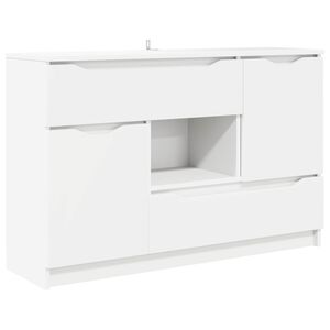 vidaXL Sideboard Wei&szlig; 100 x 30 x 65,6 Holzwerkstoff