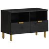 vidaXL TV-Schrank Schwarz 70x33x46 cm Holzwerkstoff