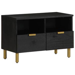 vidaXL TV-Schrank Schwarz 70x33x46 cm Holzwerkstoff
