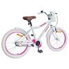 vidaXL Kinderfahrrad 18 Zoll f&uuml;r 5-7 Jahre alt Wei&szlig;