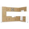 vidaXL Küchenschrank Lucca 2 pcs Braun 80 x 46 x 81.5 cm Holzwerkstoff