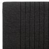 vidaXL Bettgestell ohne Matratze Dunkelgrau Stoff 180x200 cm
