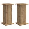 vidaXL Pflanzenst&auml;nder 2 pcs Artisan-Eiche 30,5 x 30 x 60,5 cm