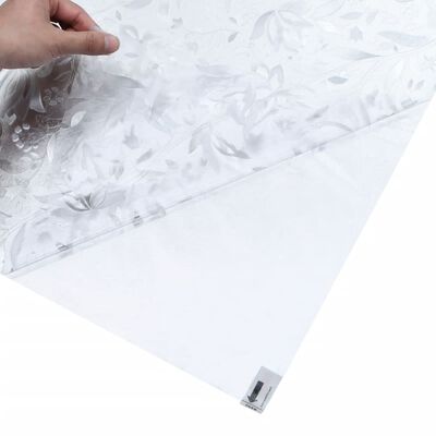 vidaXL Fensterfolie Matt Blumen-Muster 45x500 cm PVC