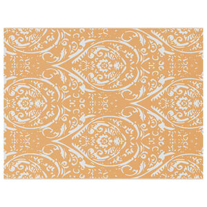 vidaXL Outdoor-Teppich Jakobiner ARAKIL Orange und Wei&szlig; 400 x 300 cm