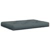 vidaXL Pallet Sitzkissen VIANEN 100 % Polyester Blau 120 x 80 x 12 cm