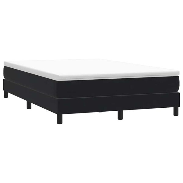 vidaXL Boxspringbett ohne Matratze Schwarz 140x220 cm Samt