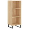 vidaXL Highboard Sonoma-Eiche 34,5x34x180 cm Holzwerkstoff