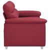 vidaXL 2-Sitzer-Sofa Weinrot 160x81x84 cm Kunstleder