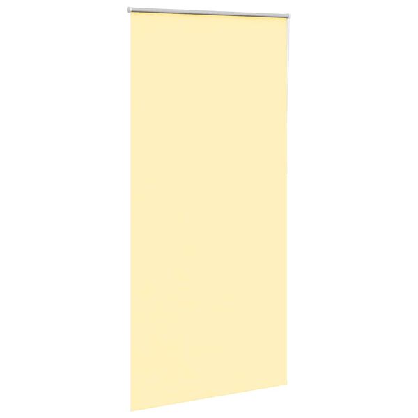 vidaXL Verdunkelungsrollo Gelb 115x210cm Stoffbreite 110,7cm Polyester