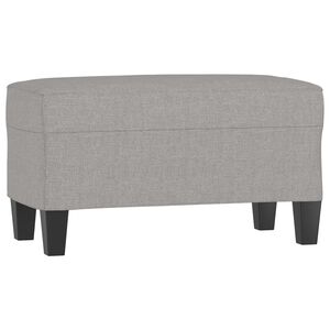 vidaXL Sitzbank Hellgrau 70x35x41 cm Stoff