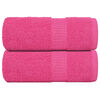 vidaXL Wascht&uuml;cher FROGN 2 Stk. Rosa 30x30 cm 360 g/m&sup2;
