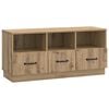 vidaXL TV-Schr&auml;nk 102 x 34,5 x 47 cm Artisan-Eiche Holzwerkstoff