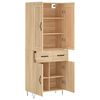 vidaXL Highboard Sonoma-Eiche 69,5x34x180 cm Holzwerkstoff