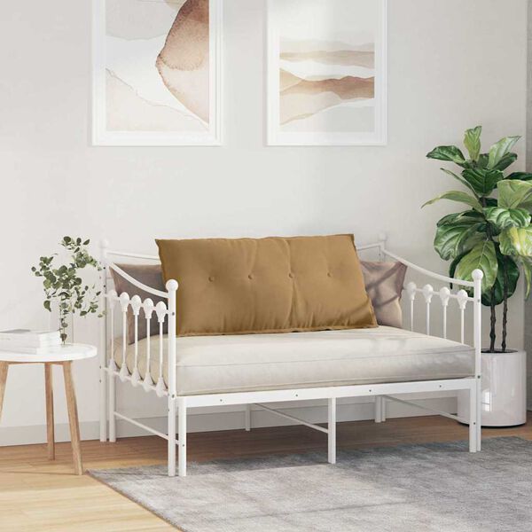 vidaXL R&uuml;ckenkissen Braun 100 x 50 cm Cordstoff