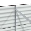 vidaXL Garten-Hochbeet Braun 400 x 80 x 81 cm Stahl