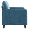 vidaXL 2-Sitzer-Sofa Blau 120 cm Samt