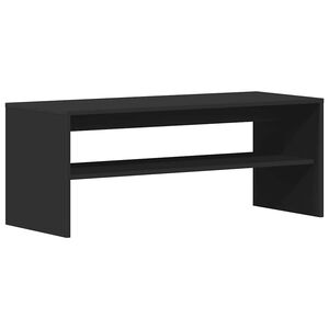 vidaXL TV-Schrank Schwarz 100x40x40 cm Holzwerkstoff