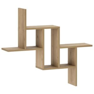 vidaXL Wandregal Artisan-Eiche 87 x 17 x 75 cm Holzwerkstoff