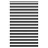 vidaXL Doppelrollo Schwarz 145x200 cm Stoffbreite 140,9 cm Polyester