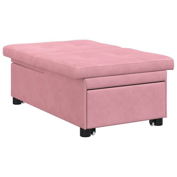 vidaXL Schlafsofa Rosa 194 x 67 x 82 cm Samt
