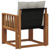 vidaXL Outdoor-Sofagarnitur Massives Akazienholz und Textilene