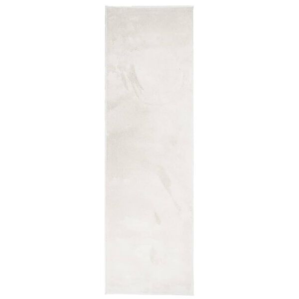 vidaXL Teppich OVIEDO Kurzflor Beige 80x250 cm