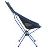 vidaXL Klappbarer Campingstuhl PVC und Aluminium Schwarz