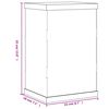 vidaXL Vitrine Transparent 22x18x35 cm Acryl