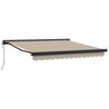vidaXL Markise Beige 300 x 250 cm Polyester und Aluminium