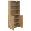 vidaXL Highboard 2 pcs Artisan-Eiche Holzwerkstoff