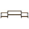 vidaXL TV-Schrank Braun Eichen-Optik 197x35x52 cm Holzwerkstoff
