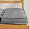 vidaXL Kissen 2 pcs Grau 40 x 40 x 8 cm Oxford-Stoff