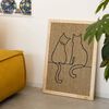Designed by Lotte Katze Kratzbrett Poezels 70x50x2 cm Holz