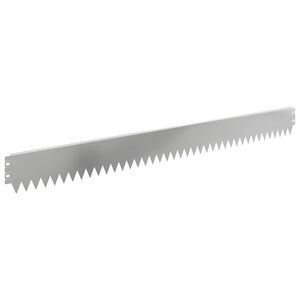 vidaXL Raseneinfassung 50 pcs 103 x 10 cm Stahl Silber