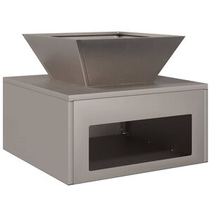 vidaXL Feuerstelle Rostig 50 x 50 x 40 cm Wetterfeststahl