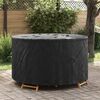 vidaXL Gartenm&ouml;belabdeckung Schwarz 157 x 157 x 71 cm 600D-Gewebe