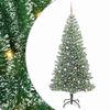 vidaXL K&uuml;nstlicher Weihnachtsbaum beschneit mit LED Licht 240 cm