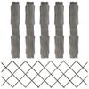 vidaXL Rankz&auml;une 5 Stk. Grau Massivholz Tanne 180x60 cm
