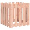 vidaXL Pflanzk&uuml;bel Lattenzaun-Design 50x50x50 cm Massivholz Douglasie