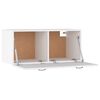 vidaXL Wandschrank Wei&szlig; 80x36,5x35 cm Holzwerkstoff