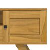 vidaXL TV-Schrank 110x30x50 cm Massivholz Teak