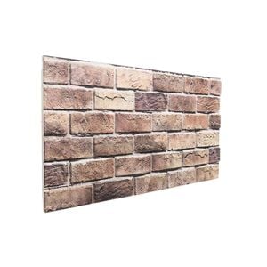 vidaXL Wandpaneele 10 stk. 100 x 50 cm Braun und Grau EPS-Schaum