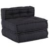 vidaXL Modular Patchwork Sofa 3 pcs Anthrazit Stoff