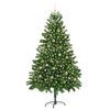 vidaXL Weihnachtsbaum mit 300 LEDs mit St&auml;nder Gr&uuml;n 210 cm PE
