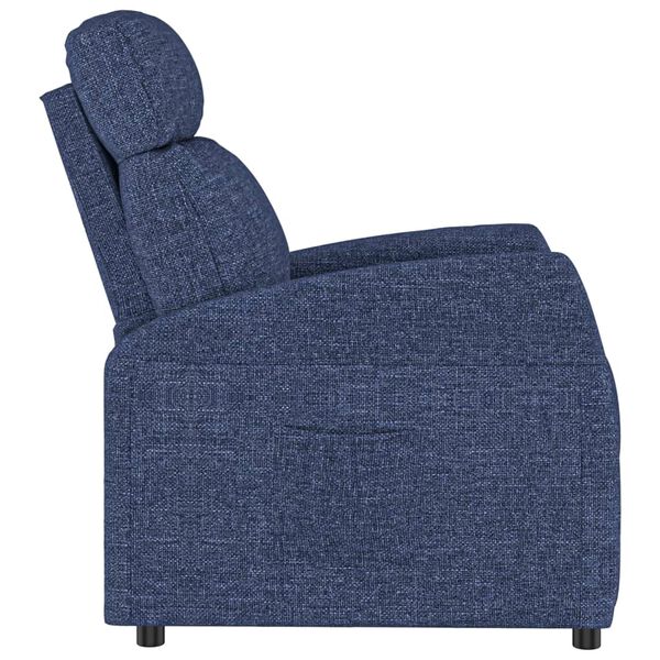 vidaXL Relaxsessel Blau Stoff