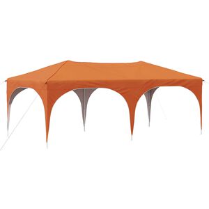 vidaXL Pop-up Partyzelt 575 x 288 x 245 cm Orange Oxford-Stoff