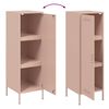 vidaXL Highboard Rosa 36x39x113 cm Stahl